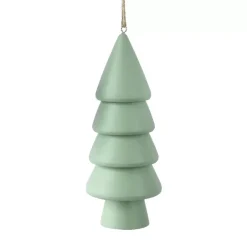 Abete da appendere in legno (H15 cm) Armonia Menta bianca