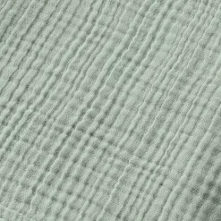 Accappatoio da bagno in garza di cotone L/XL Gaia Verde eucalipto
