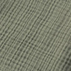 Accappatoio da bagno in garza di cotone L/XL Gaia Verde rosmarino