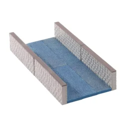 Accessori Lemax Set di 10 Muri di canale
