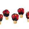Accessori Lemax Set di 5 vasi di fiore