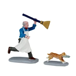 Accessorio Lemax (H7,6 cm) Il gatto Ladro di pesce