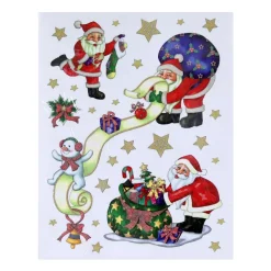 Adesivi di Natale per finestra Buon Babbo Natale