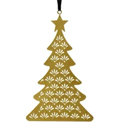 Alberi di Natale traforati herbe Oro