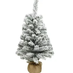 Albero artificiale da tavolo Royal Alt. 75 cm Verde innevato