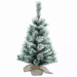 Albero artificiale da tavolo Edmonton Alt. 45 cm Verde innevato