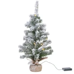 Albero artificiale per tavolo pre-illuminato Royal Alt. 60 cm Bianco caldo