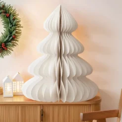 Albero di carta da posizionare (H90 cm) Chiusura Magnetica Bianca