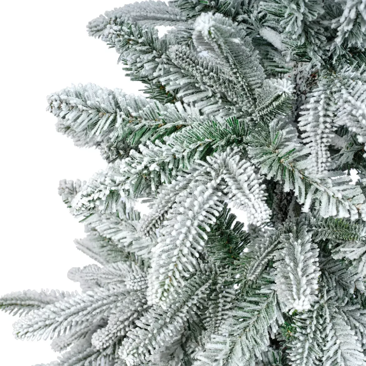 Albero di Natale artificiale (H240 cm) Glockner Verde innevato