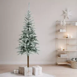 Albero di Natale artificiale (H210 cm) Glockner Verde innevato