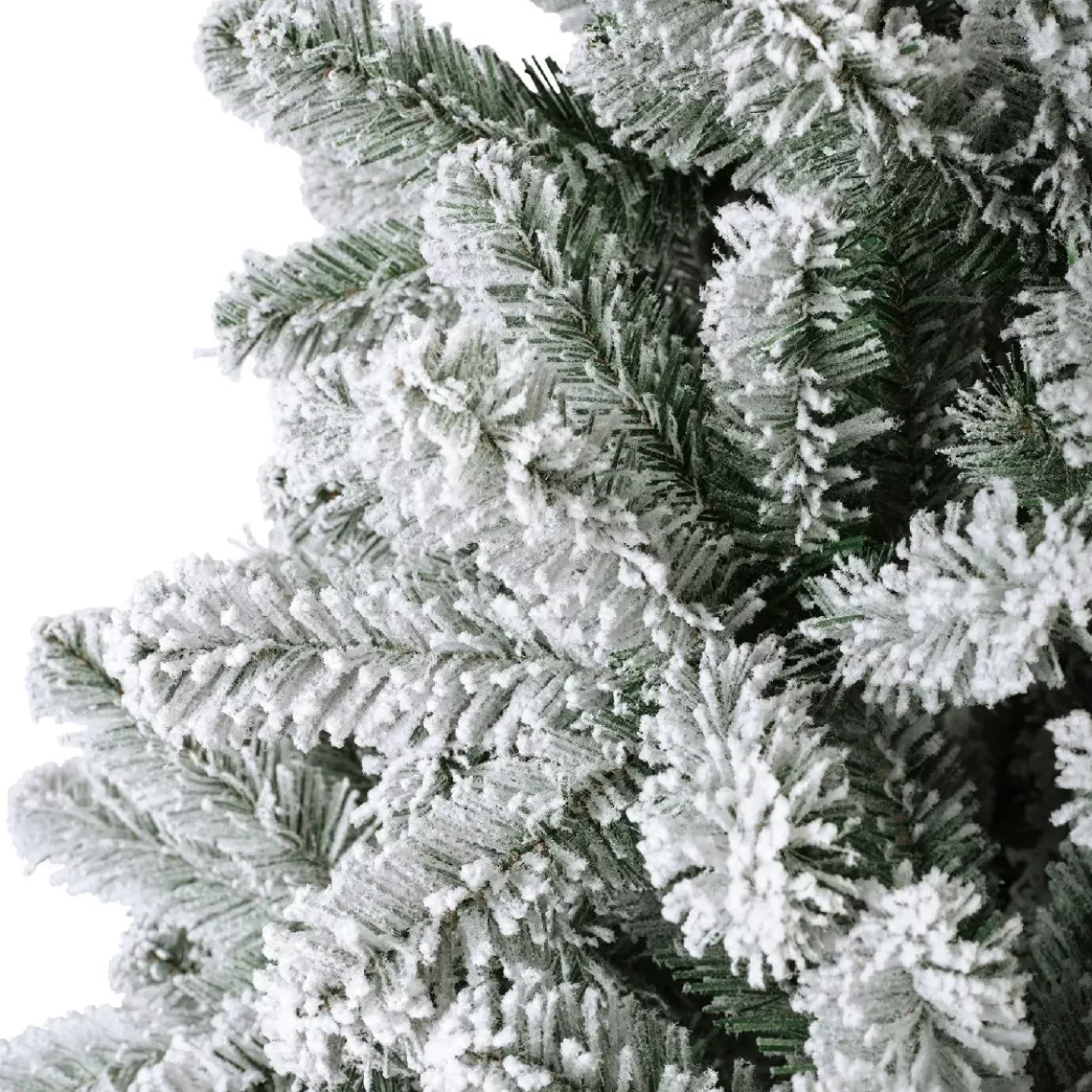 Albero di Natale artificiale King Alt. 210 cm Verde innevato