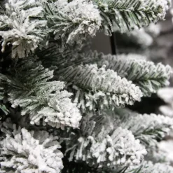 Albero di Natale artificiale Narrow Alt. 150 cm Verde innevato
