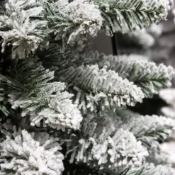 Albero di Natale artificiale Narrow Alt. 240 cm Verde innevato