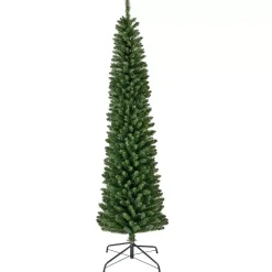 Albero di Natale artificiale Narrow Alt. 240 cm Verde abete