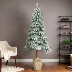 Albero di Natale artificiale H180 cm Tora Verde innevato