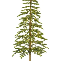 Albero di Natale artificiale luminoso 200 LED H210 cm Sierra Verde abete