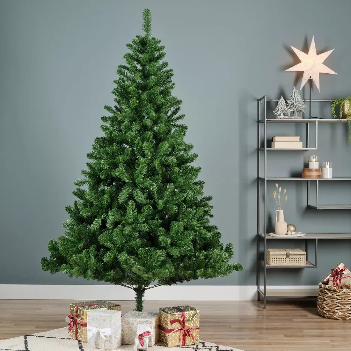 Albero di Natale artificiale H240 cm Eco Tree Verde abete