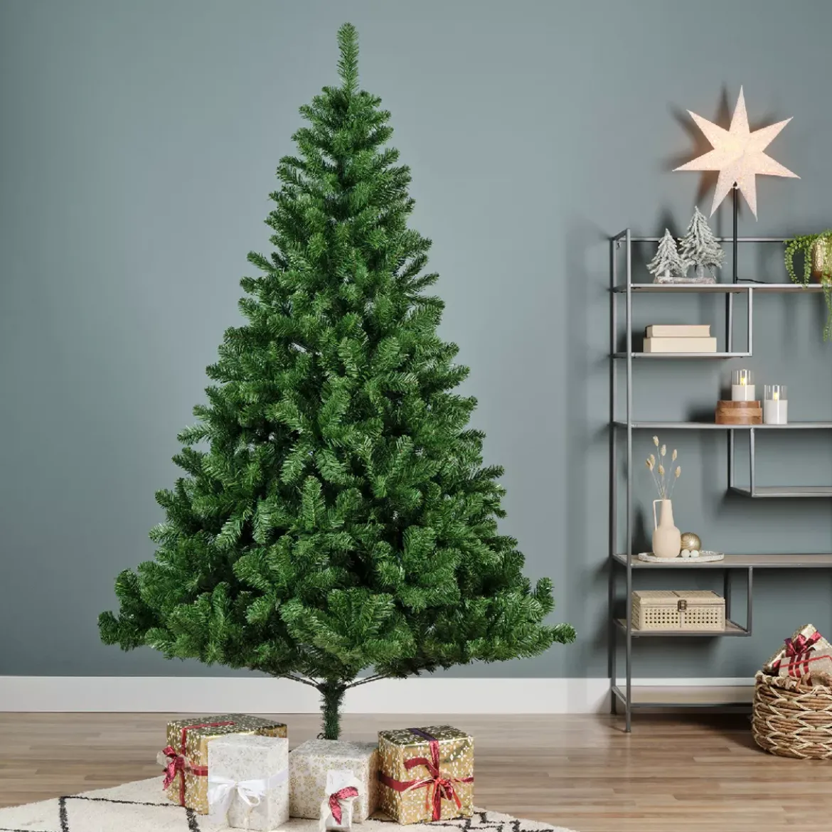 Albero di Natale artificiale H210 cm Eco Tree Verde abete