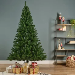 Albero di Natale artificiale King Alt. 240 cm Verde abete