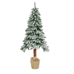 Albero di Natale artificiale H240 cm Tora Verde innevato