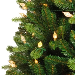 Albero di Natale artificiale luminoso 320 LED H180 cm Barrow Verde abete