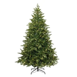Albero di Natale artificiale luminoso 480 LED (H210 cm) Idaho Verde abete
