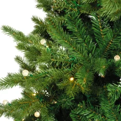 Albero di Natale artificiale luminoso 480 LED (H210 cm) Idaho Verde abete