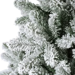 Albero di Natale artificiale King Alt. 180 cm Verde innevato