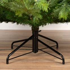 Albero di Natale artificiale luminoso 550 LED H210 cm Glorious Verde abete