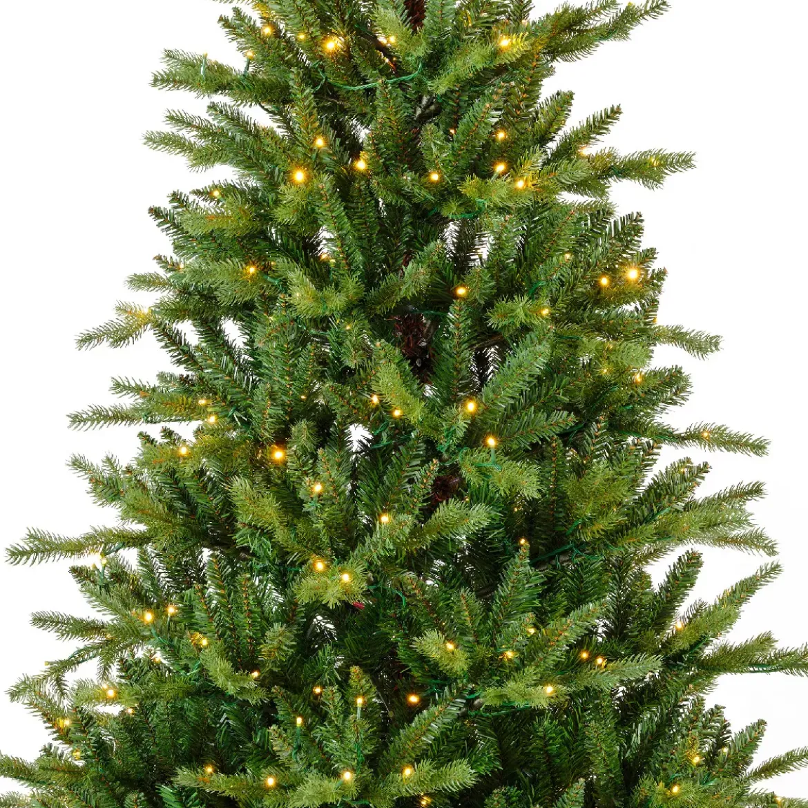 Albero di Natale artificiale luminoso 740 LED (H270 cm) Allix Verde abete