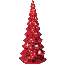 Albero di Natale luminoso a batteria 20 LED (H32 cm) Eterno Rosso