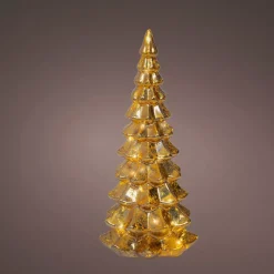 Albero di Natale luminoso con pile 20 LED (H32 cm) Eternel Oro