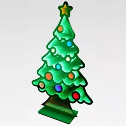 Albero di Natale luminoso Gigante 942 LED (H180 cm) Infinity Multicolore
