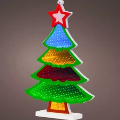 Albero di Natale luminoso 180 LED (H32 cm) Infinity Multicolore