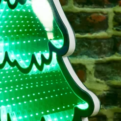 Albero di Natale luminoso 321 LED (H60 cm) Infinity Verde