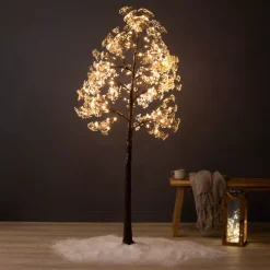 Albero luminoso Gypsophile Altezza 180 cm Bianco caldo