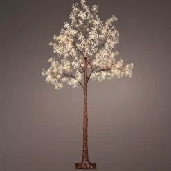 Albero luminoso Gypsophile Altezza 180 cm Bianco caldo