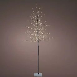 Albero luminoso 360 LED (H180 cm) Betulla invernale Bianco caldo