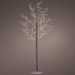 Albero luminoso 750 LED (H220 cm) Betulla Bianco caldo