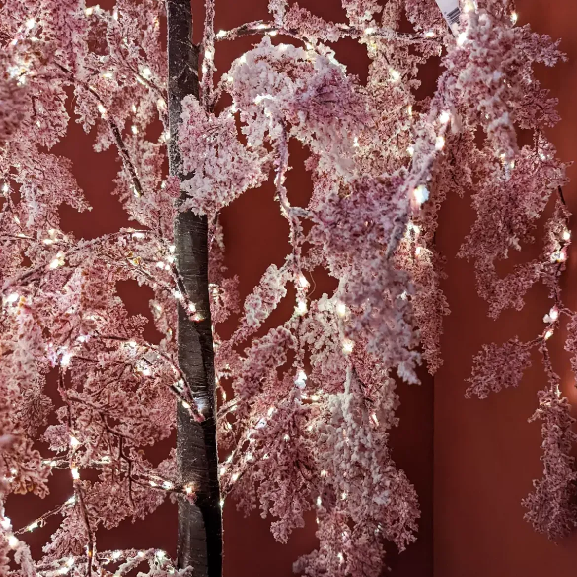 Albero luminoso 600 LED (H200 cm) Fiore Rosa