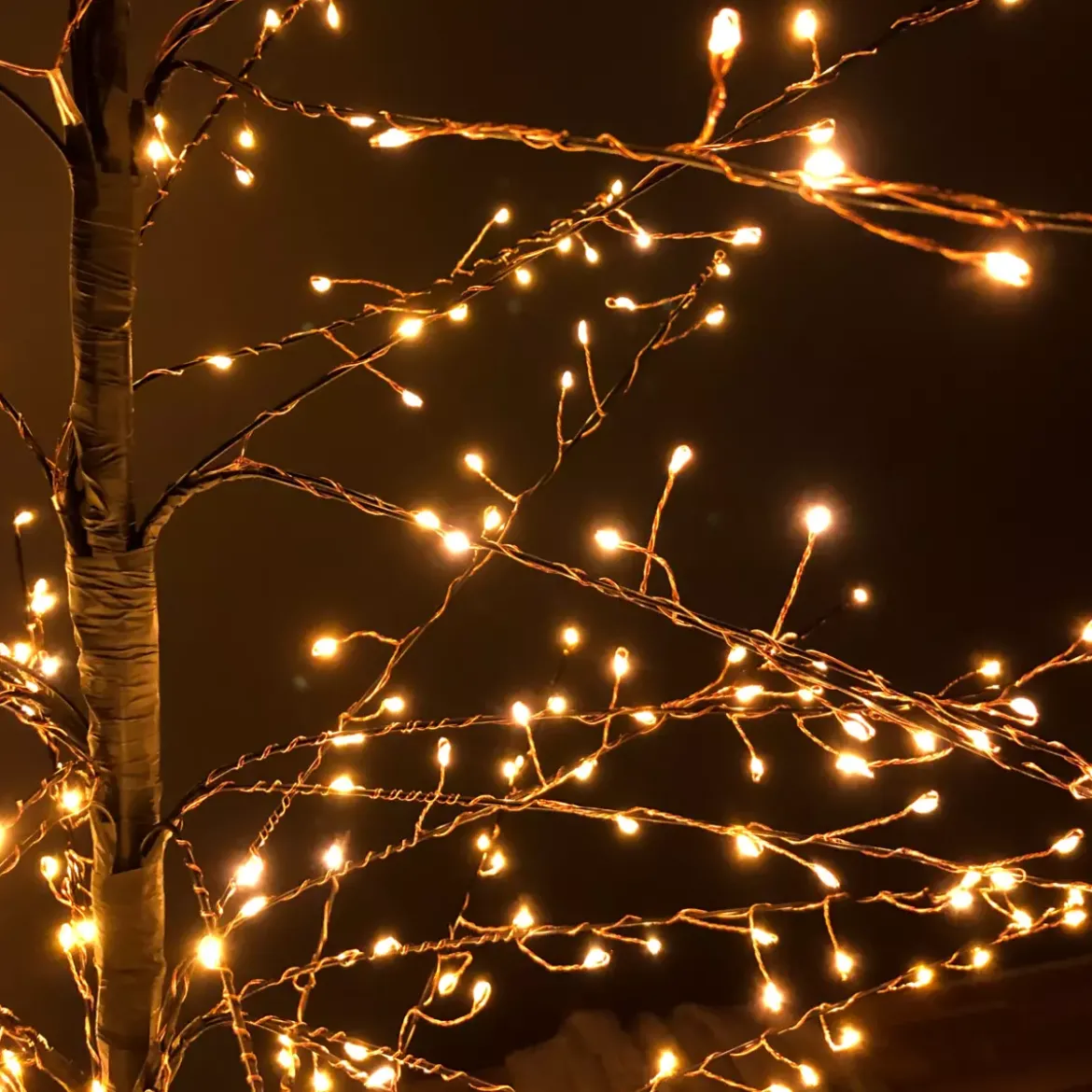 Albero luminoso 720 LED (H180 cm) Pioppo Eliot Bianco molto caldo