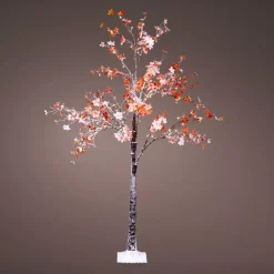 Albero luminoso 96 LED (H180 cm) Quercia innevata Bianco caldo