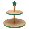 Alzata per dolci (H26 cm) Le Alpi Verde
