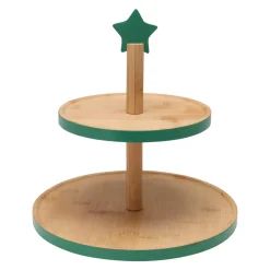 Alzata per dolci (H26 cm) Le Alpi Verde
