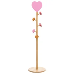 Appendiabiti bambino in legno (H135 cm) Amore Rosa