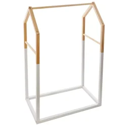 Appendiabiti per bambini legno (H100 cm) Casa Bianco