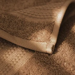 Asciugamano bagno cotone bio (90 x 150 cm) Méline Camel