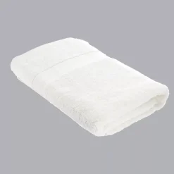 Asciugamano da bagno cotone (70 x 130 cm) Timeless Bianco
