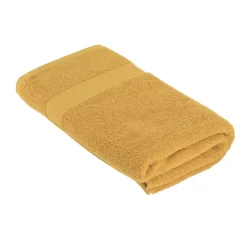 Asciugamano da bagno cotone (90 x 150 cm) Timeless Giallo senape