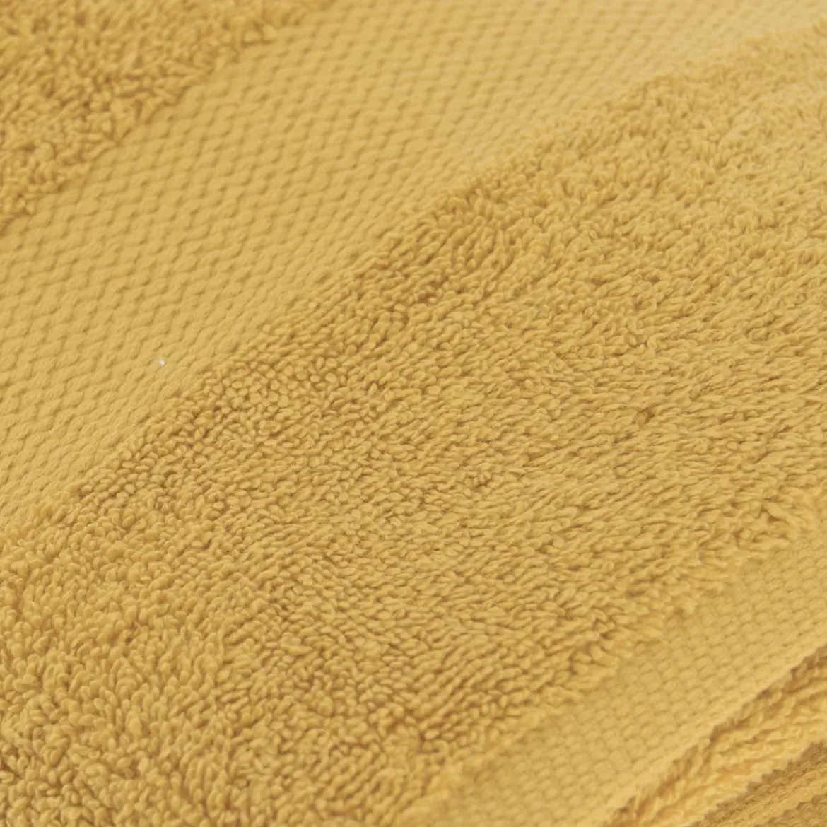 Asciugamano da bagno cotone (90 x 150 cm) Timeless Giallo senape